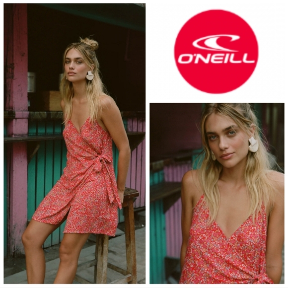 O'Neill Marlo Ditsy Mini Dress. Size S - Picture 1 of 16